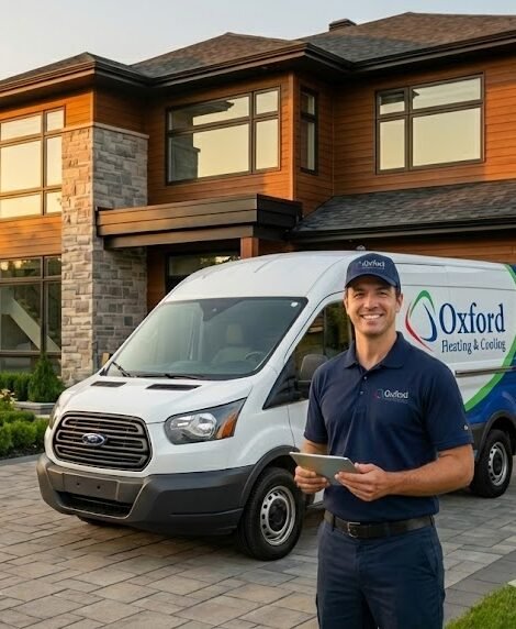Oxford Heating & Cooling service van
